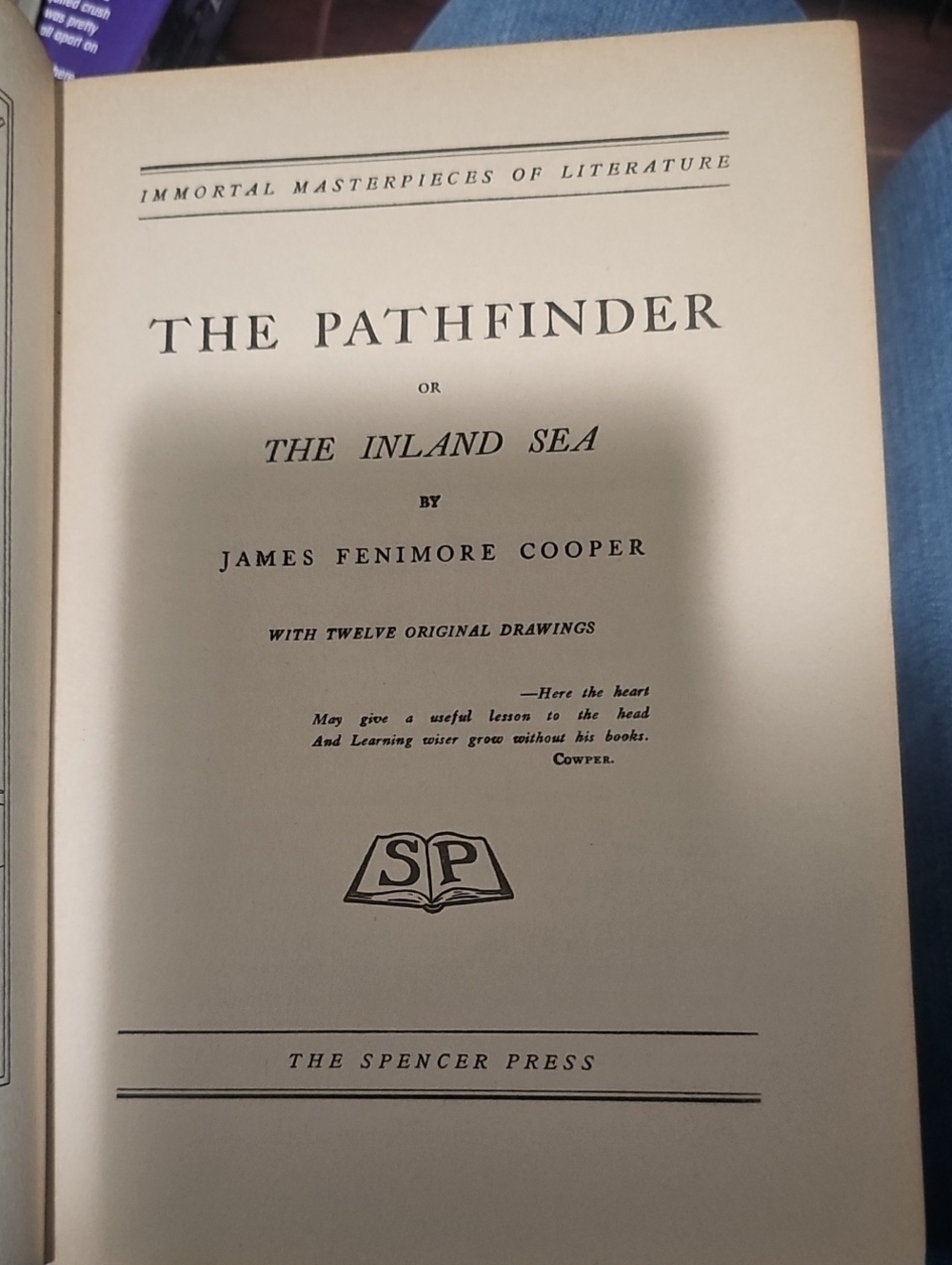 The Pathfinder Or Island Sea By James Fenimore Cooper
